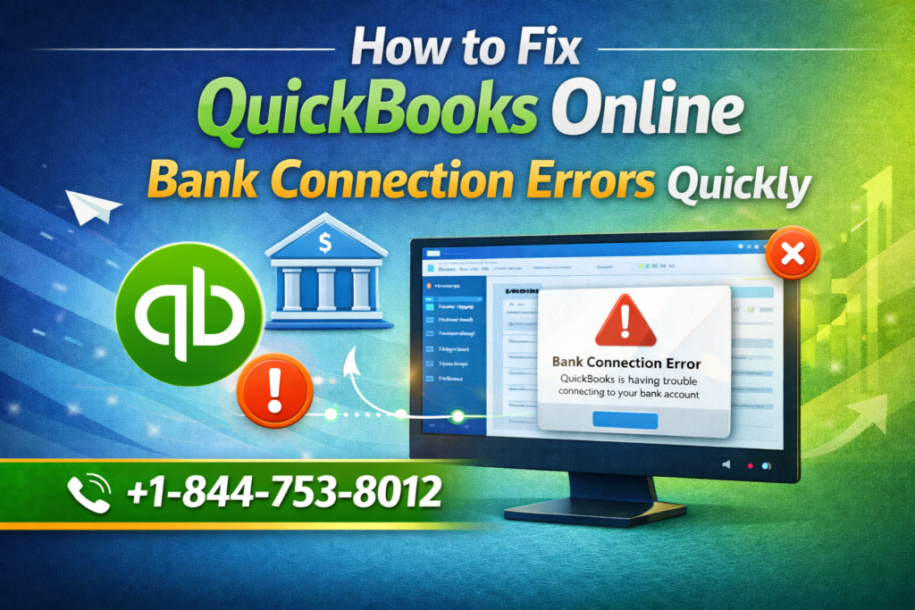 QuickBooks Online Bank Connection
