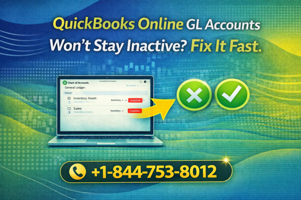 QuickBooks Online GL Accounts