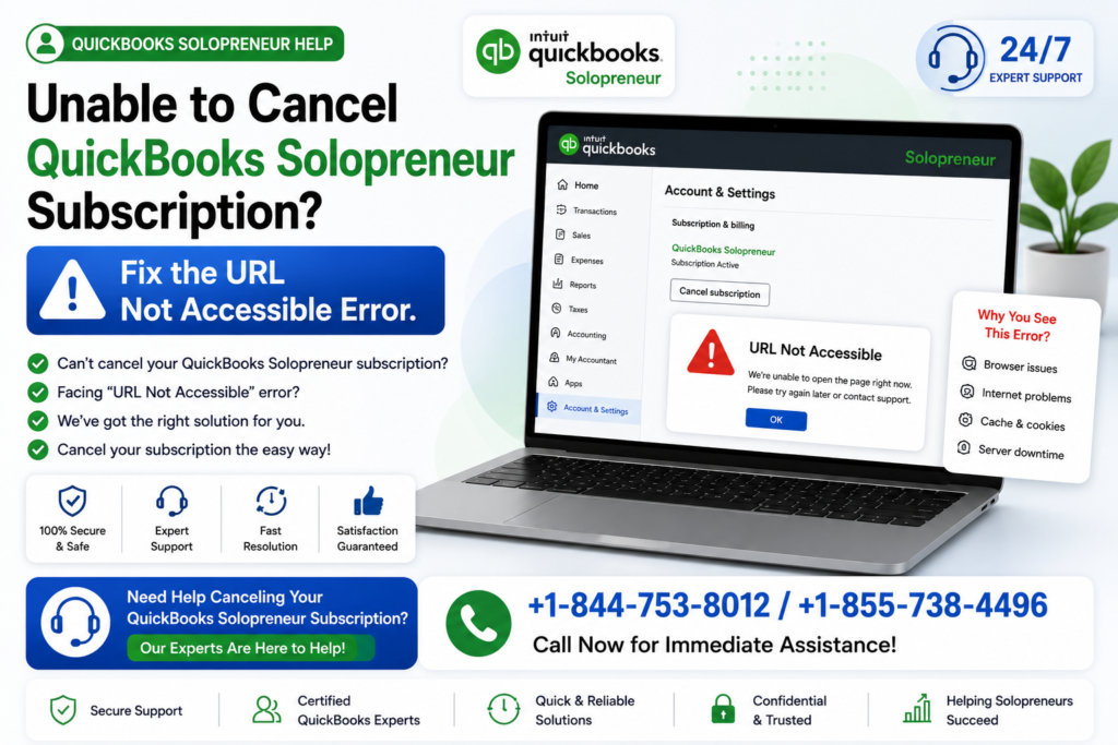 QuickBooks Solopreneur Subscription